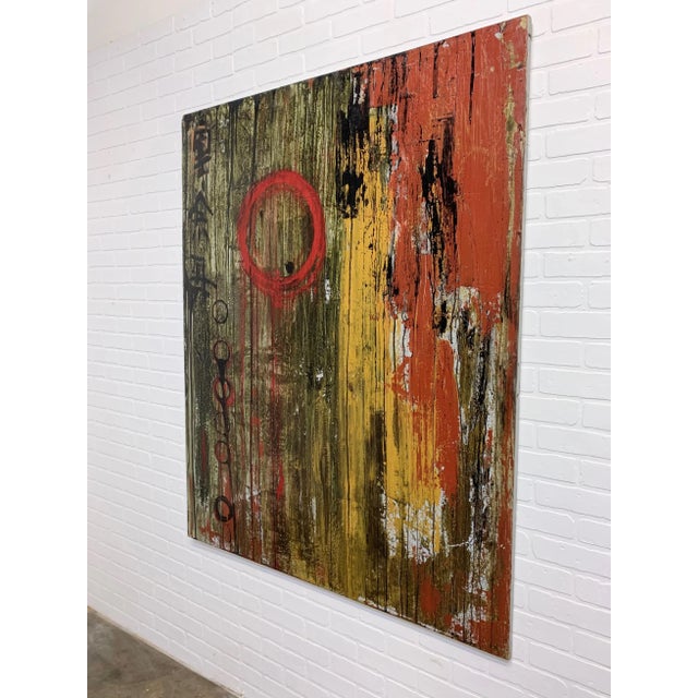 Mixed Media Painting on Board For Sale - Image 4 of 12