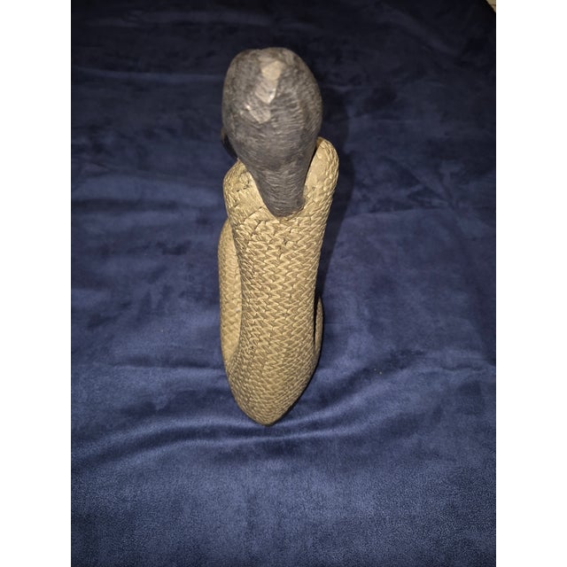 Mid 20th Century Vintage Mid-Century Modern Abstract Stylized Figural Carved Stone Sculpture For Sale - Image 5 of 11