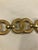 1970s Crown Trifari Textured Gold Link Bracelet For Sale - Image 9 of 14