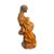 Late 20th Century Raku Fired Pregnant Mother & Child Abstract Modernist Clay Sculpture | Fertility Reimagined For Sale In Chicago - Image 6 of 12