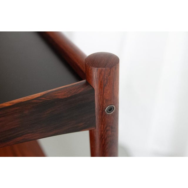 Danish Modern Rosewood Serving Trolley, 1960s For Sale - Image 12 of 18