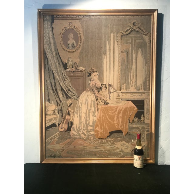 18th Century Antique French Tapestry For Sale - Image 4 of 9