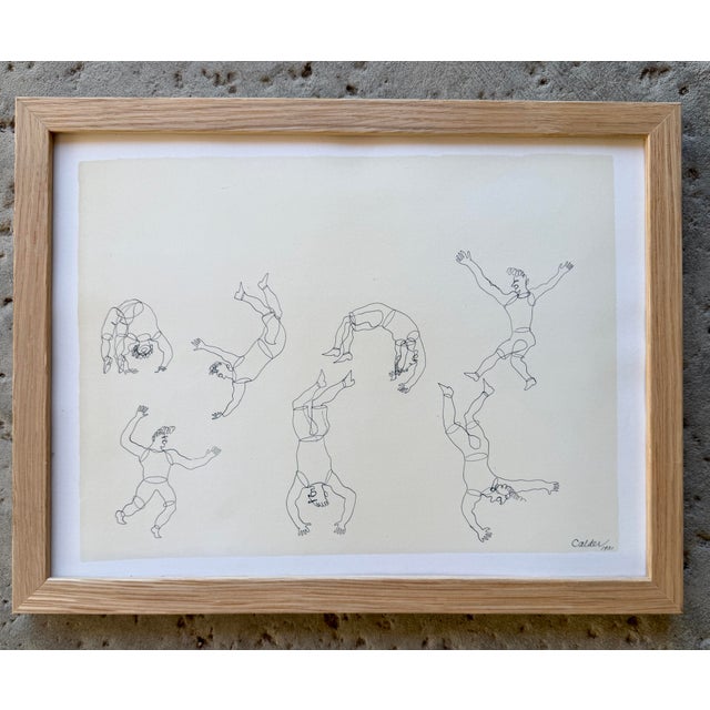 1960s Set of 3 Framed Alexander Calder Circus Prints - 1964 For Sale - Image 5 of 6