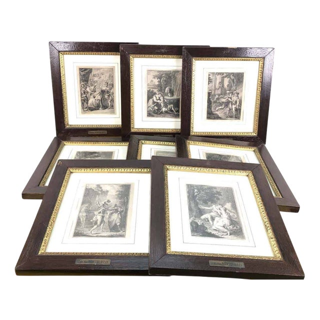Francesco Bartolozzi, Paper, Set of 8 For Sale
