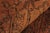 Vintage Retro No Pile Rust/Brown Wool Rug - 8'0'' X 11'2'' For Sale In New York - Image 6 of 10