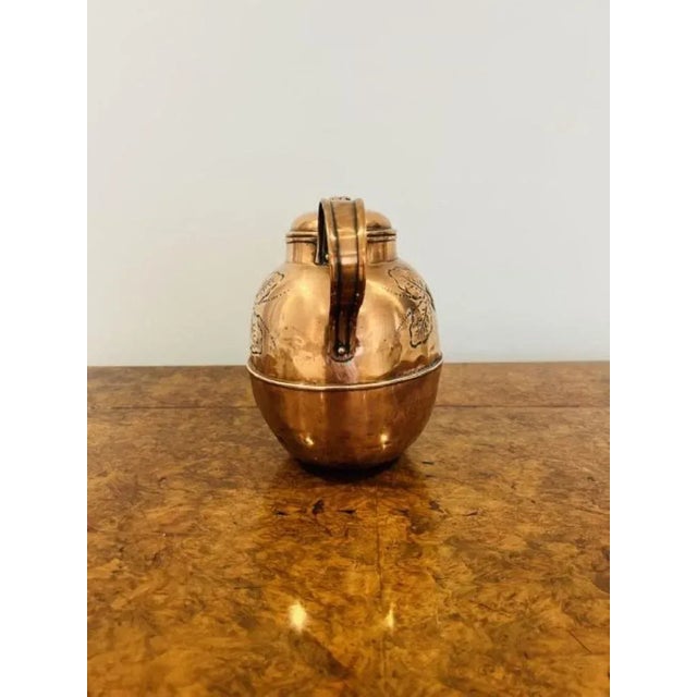 Victorian Copper Ornate Jersey Can, 1880s For Sale - Image 3 of 5
