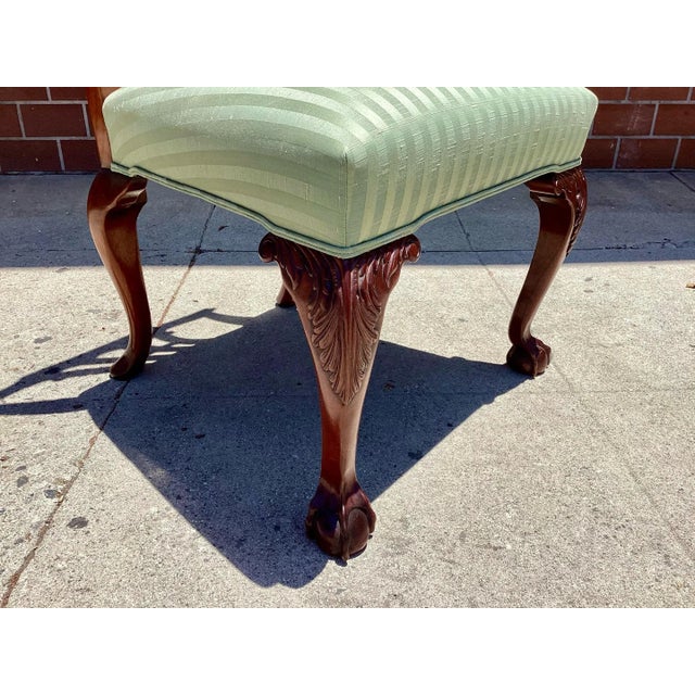 18th C Style Burton-Ching Chippendale Side or Desk Chair For Sale - Image 4 of 9