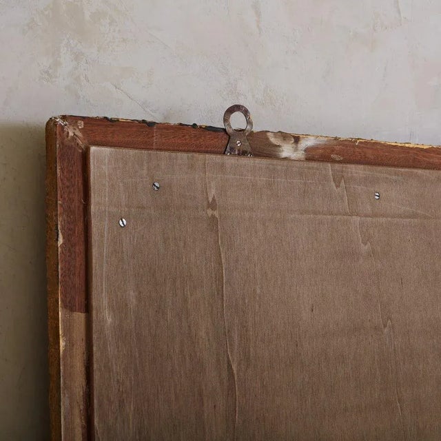 Gold Plaster Frame Wall Mirror, Italy 1970s For Sale - Image 9 of 12