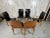 Black 1960s Bentwood Walnut Dining Chairs- Set of 6 For Sale - Image 8 of 12