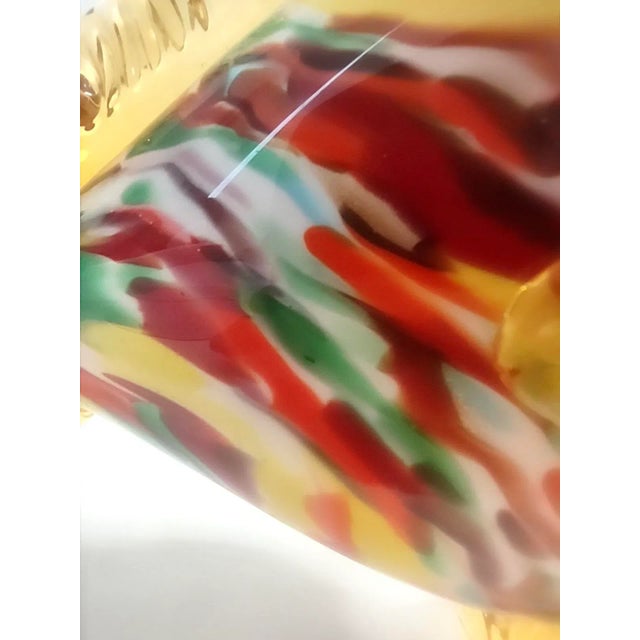 Vintage Multicolored Murano Glass Fish Figurine attributed to Fratelli Toso, 1950s For Sale - Image 12 of 13
