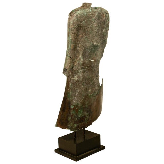 Large Ancient 16thC Thai Ayutthaya Bronze & Copper Buddha Sculpture Statue 1550 For Sale In Portland, OR - Image 6 of 16