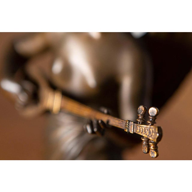 Metal 19th Century French Statuette For Sale - Image 7 of 10