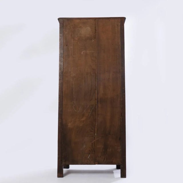 English Ipswich Oak Two Door Cupboard For Sale - Image 11 of 12