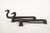 Cabin Pair of Mid 20th Century French Duck-Shaped Andirons in Hand-Forged Iron For Sale - Image 3 of 5