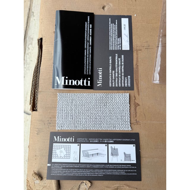Minotti Sunray Outdoor Armchair For Sale - Image 10 of 11