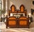 19th Century Italian Renaissance Revival Mahogany and Birdseye Maple Bed, 1980s For Sale - Image 10 of 10