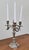 Silver-Plated Bronze 3-Armed Candelabras, Set of 2 For Sale - Image 10 of 10