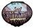 19thC Samson Enamel Boxing “Set To” Patch Trinket Box For Sale