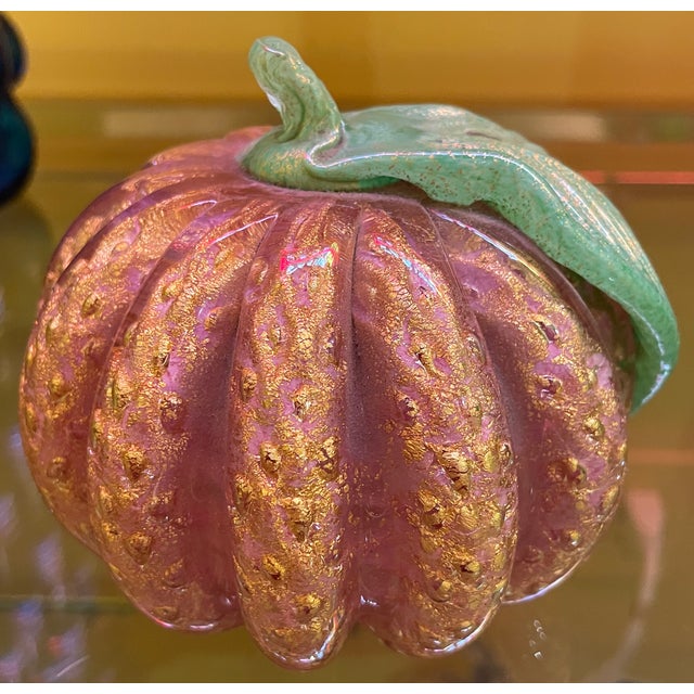 Murano Glass Pumpkin Circa 1960s For Sale In San Francisco - Image 6 of 12