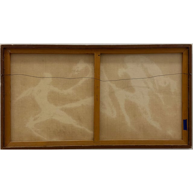 Mid-Century Modern Modern Dance Ensemble Acrylic Signed “Nitz” (1950s) For Sale - Image 3 of 3