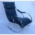1960s C.1960's Vintage Milo Baughman Chrome Rocking Chair With Magnetic Detachable Head Rest For Sale - Image 5 of 13