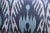 Bohemian silk ikat pillow with vibrant colors of blue, white . Super hand soft. Pillow has a zipper for closure. Insert is...