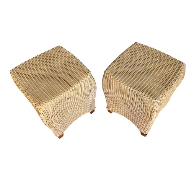 Contemporary Brown Jordan Fusion Side Tables, a Pair For Sale - Image 3 of 10
