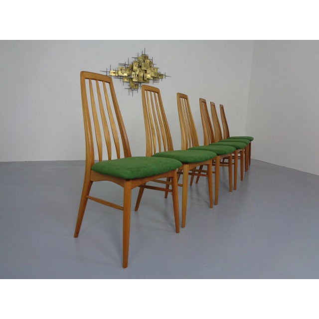 Eva Dining Chairs in Teak by Niels Koeefoed for Hornslet Møbelfabrik, Denmark, 1960s, Set of 6 For Sale - Image 3 of 15