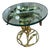 Vintage Hollywood Regency Lily Flower Side Table For Sale