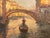 Italian Italian Gondola Scene Signed Oil Painting For Sale - Image 3 of 5