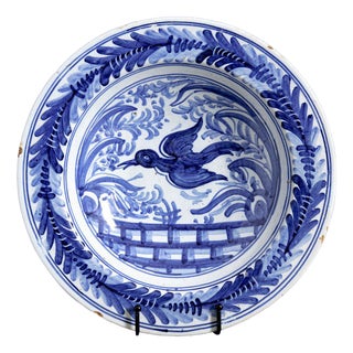 Blue and White Serving Platter For Sale