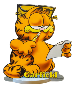 Garfield Table Lamp by Jim Davis, Italy, 1978