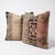 Mid-Century Modern Tribal Striped Rug Pillow Cover 20'' X 20'' - Set of Two For Sale - Image 3 of 4