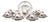 20th Century Coffee Set with Sheaf Pattern from Meissen, Set of 22 For Sale