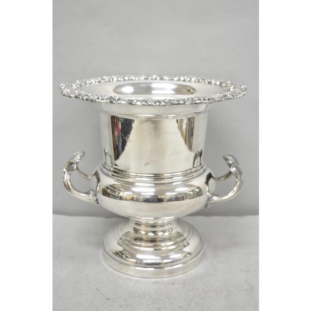 Vintage Fb Rogers Silver Plated Trophy Cup Urn Champagne Chiller Bar Ice Bucket For Sale - Image 14 of 15