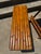 Brown Vintage Boho Folding Bamboo Picnic Table & Benches For Sale - Image 8 of 8