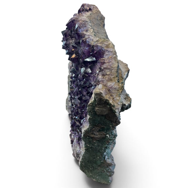 Museum-Scale Uruguayan Amethyst Geode Flower – Aaa Grape Jelly Purple Druzy, 27" For Sale - Image 9 of 11