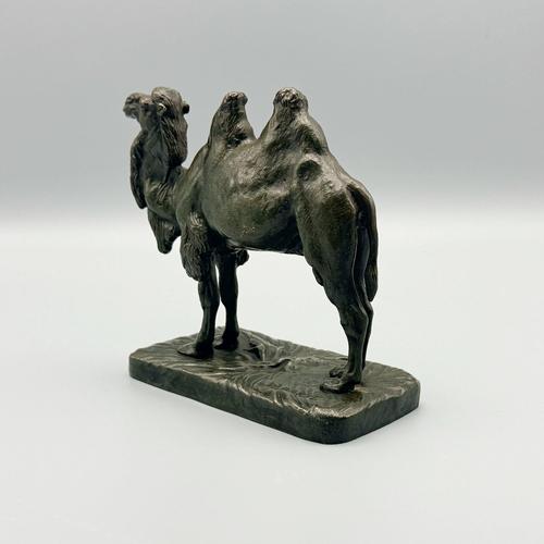 Alfred Barye, Bactrian Camel, Bronze For Sale - Image 6 of 10