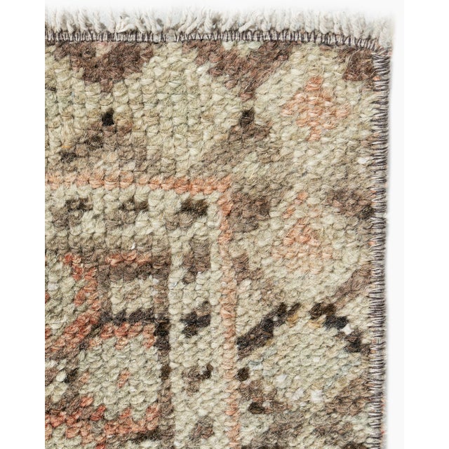 Vintage Circa 1940 Turkish Oushak Area Rug 3'7 X 5'8 For Sale - Image 9 of 10