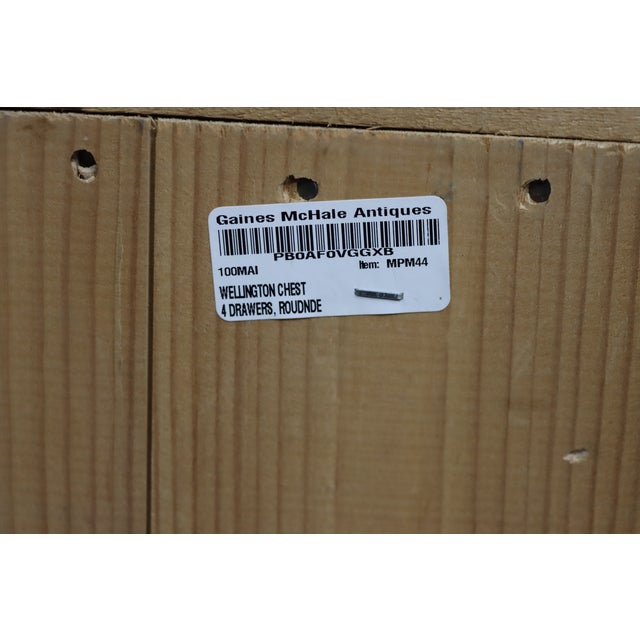 Wood Gaines McHale Pine Wellington Chest For Sale - Image 7 of 10