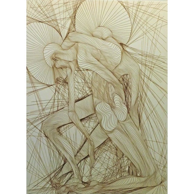 Guillaume Azoulay Compagnon Des Mauvais Original Etching From 1983 Make Offer For Sale In Denver - Image 6 of 6