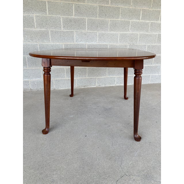Jamestown Sterling 73" Cherry Extension Dining Table For Sale - Image 4 of 12
