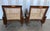 Mid 20th Century Mid 20th Century Pair of Deco Period British Colonial Teak Club Chairs For Sale - Image 5 of 6