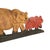 1990s 1990s Carved Wooden Elephant Over the Door / Wall Hanging Bohemian Decor India For Sale - Image 5 of 6