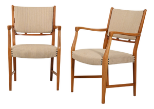 Futura Chairs in Teak by David Rosén for Nordiska Kompaniet, 1949, Set of 2