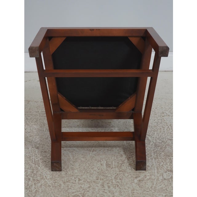 Set of Eight Eldred Wheeler Cherry Dining Room Chairs For Sale - Image 17 of 18