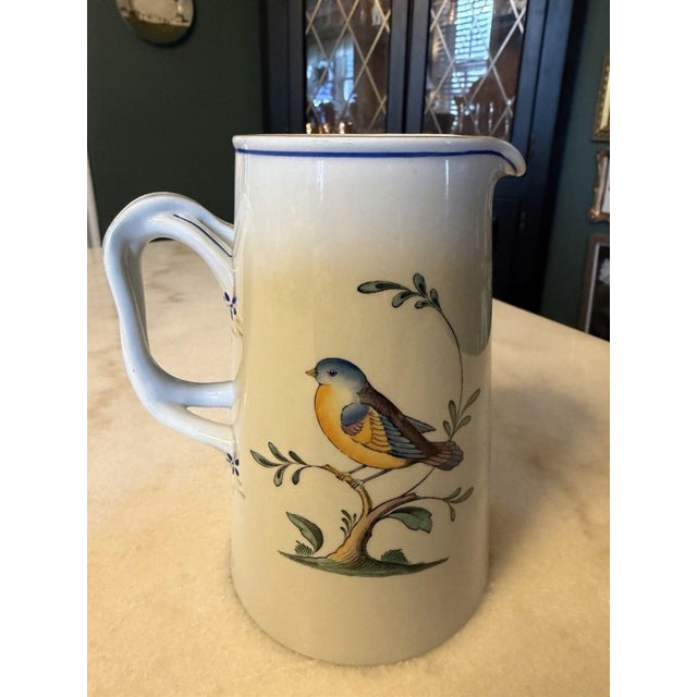 1930s Vintage Copeland Spode Queen's Bird 5.5" Pitcher ca. 1937 For Sale - Image 5 of 10