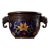 Vintage Cloisonné Enamel Censer With Beast Handles and Lotus Motif For Sale