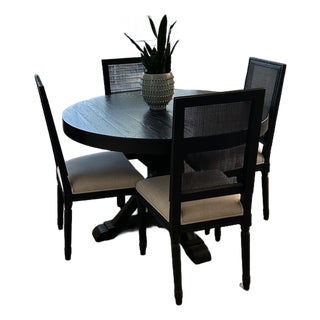 Pottery Barn Benchwright Dining Table. Restorative Hardware Dining Chairs For Sale