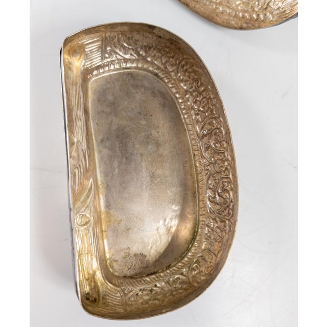 Late 20th Century South East Asian Cambodian Silverplate Deer Form Betel Box For Sale - Image 12 of 12